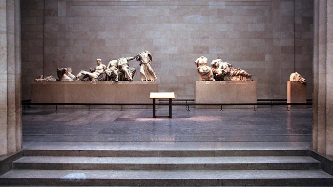 Mármoles del Partenón en el Museo Británico