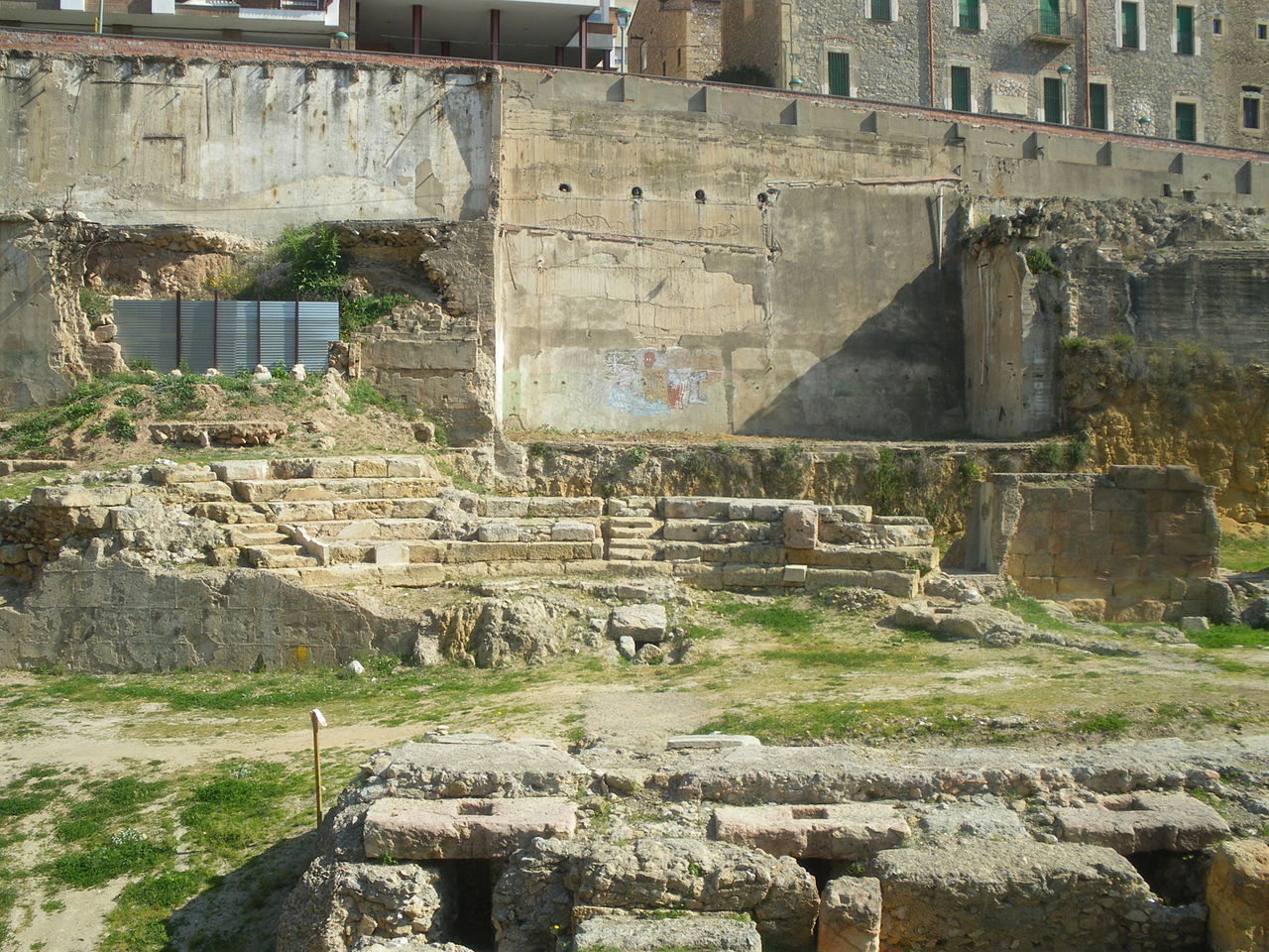 Restos del teatro romano de Tarragona