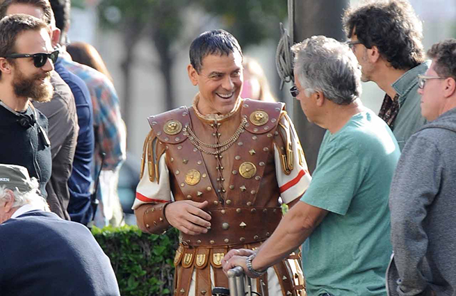 George Clooney caracterizado de romano