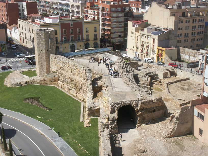 Restos del circo romano de Tarragona