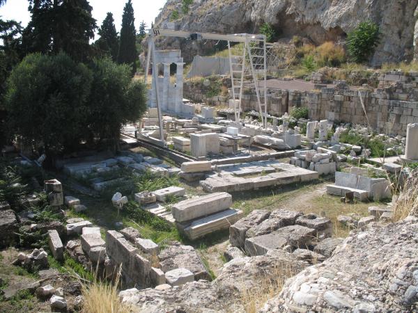 Restos del santuario de Asclepios
