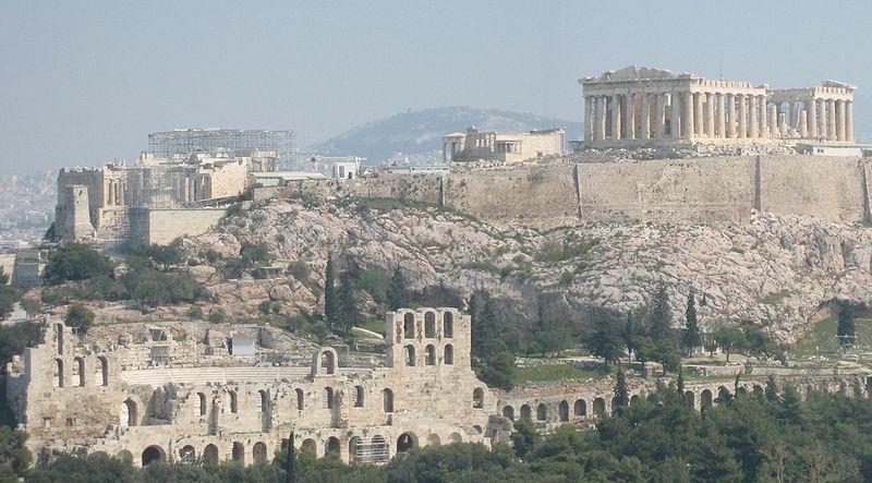 Vista panorámica de la ciudad de Atenas