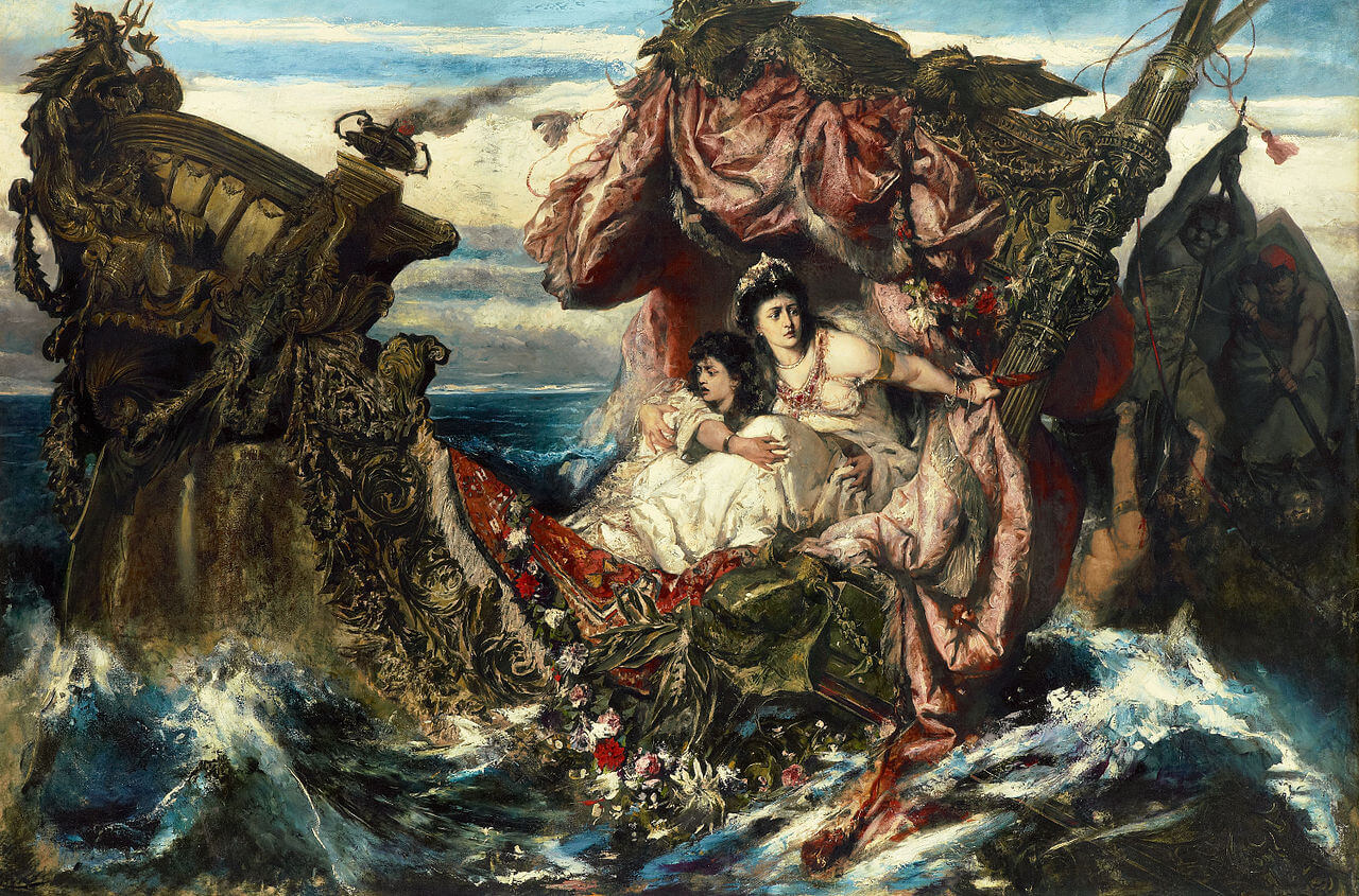 El naufragio de Agripina de Gustav Wertheimer