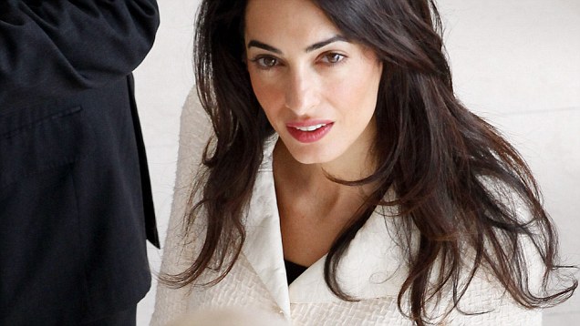 El primer ministro griego Alexis Tsipras, La abogada Amal Clooney, Mármoles del Partenón en Londres
