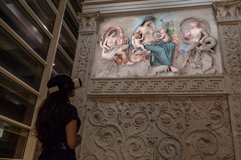El Ara Pacis tal y como podrá ser contemplado con la realidad aumentada