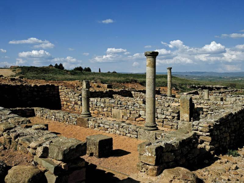 Restos del yacimiento de Numancia