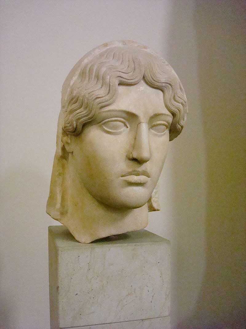 Busto de Aspasia conservado en Berlín