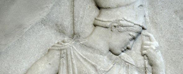 Relieve de la diosa Atenea