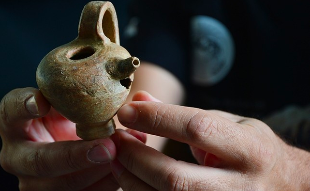 Biberón romano hallado en Turquía