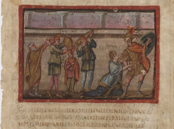 Folio 22 del "Vergilius Vaticanus"