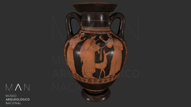Vaso griego digitalizado del Museo Arqueológico Nacional