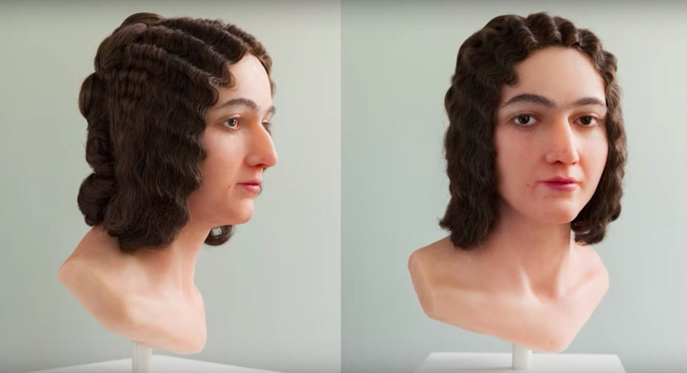 Rostro de Julia Domna, esposa de Septimio Severo