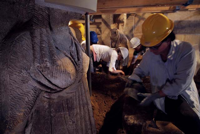 Cariátides de la tumba de Anfipolis