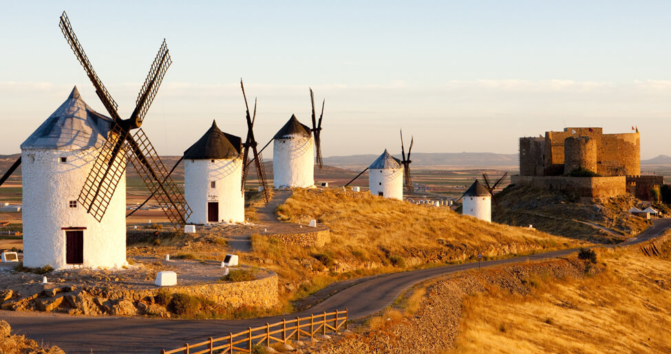 Molinos de la localidad de Consuegra