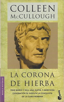 Portada de la novela "La corona de hierba"