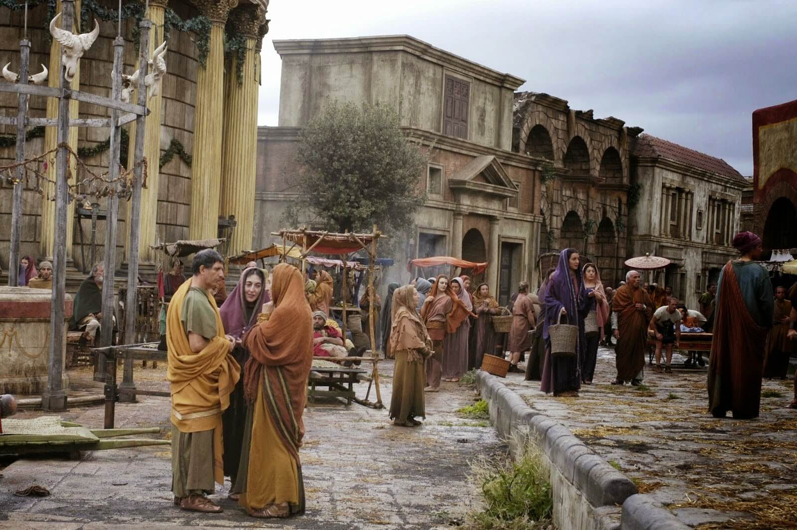 Los collegia en la Antigua Roma. Imagen de la serie Roma de HBO