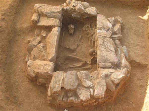 Tumba micénica hallada en la isla de Lesbos