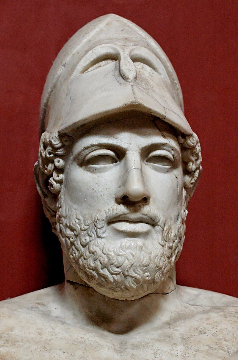Democracia ateniense. Busto Pío Clementino de Pericles