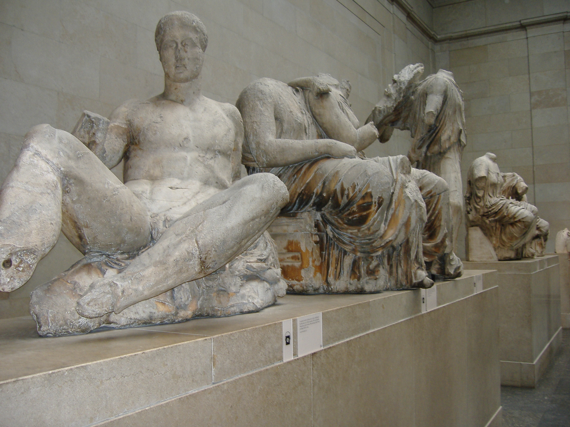 Esculturas del Partenón en el Museo Británico