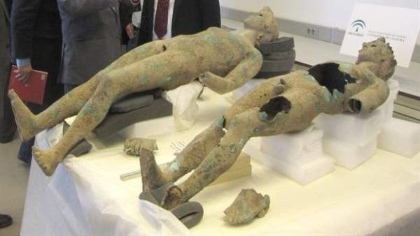 Efebos de Pedro Abad en el Museo Arqueológico de Córdoba
