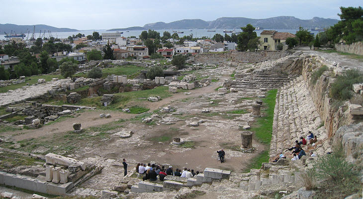 Restos del recinto cultual de Eleusis