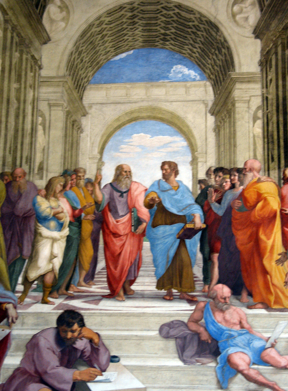 La escuela de Atenas, de Rafael Sanzio