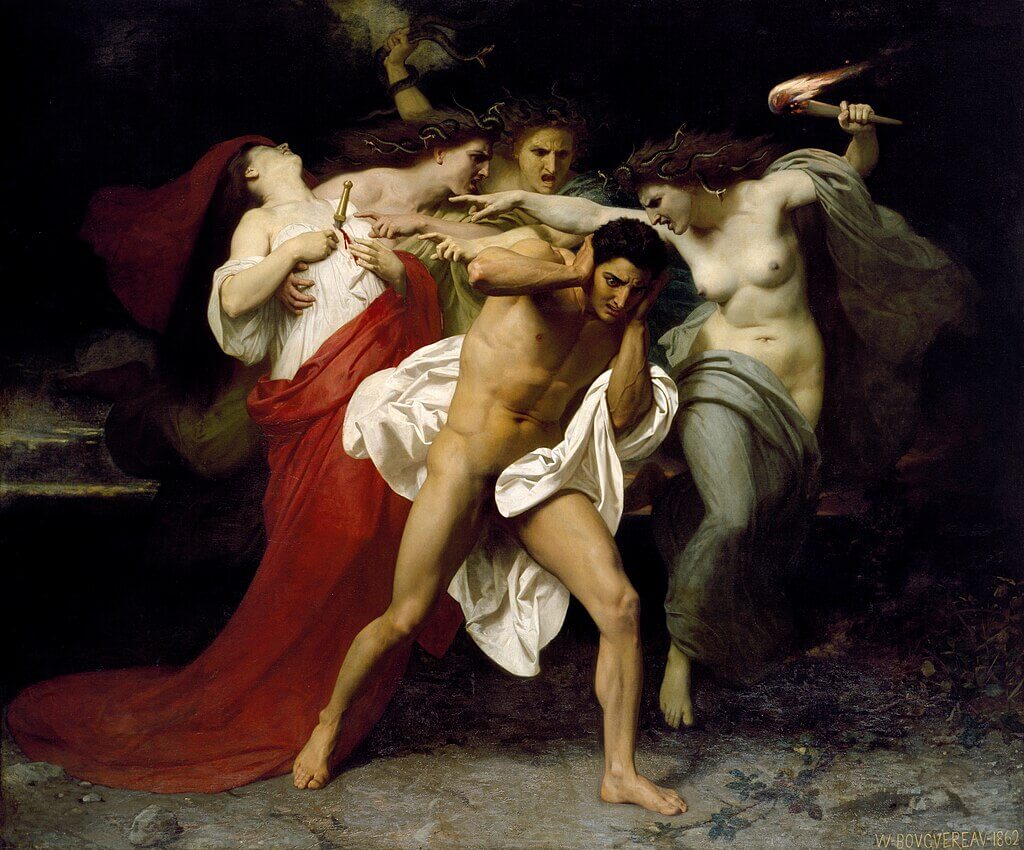 Orestes perseguido por las Furias