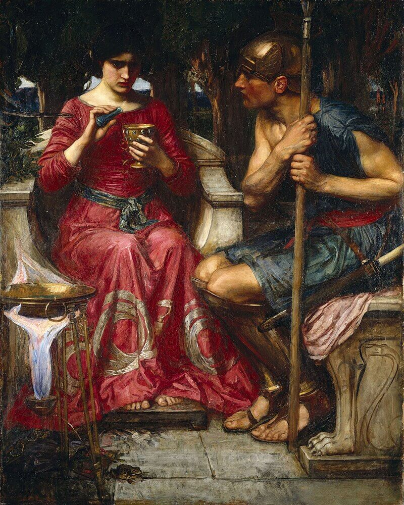 Jasón y Medes imaginados por John Williams Waterhouse