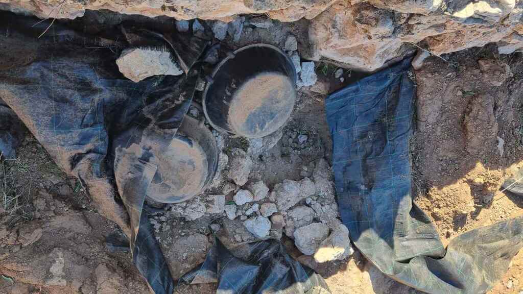 El yacimiento de la Ferradura destrozado por los saqueadores