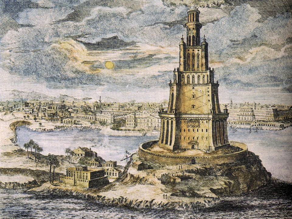 Imagen del faro de Alejandría Imagen del faro de Alejandría