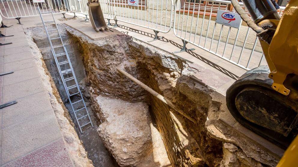 Restos del foro romano de Zaragoza