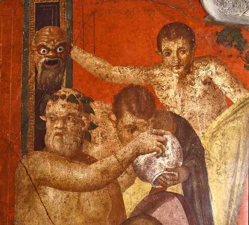 Detalle de los frescos