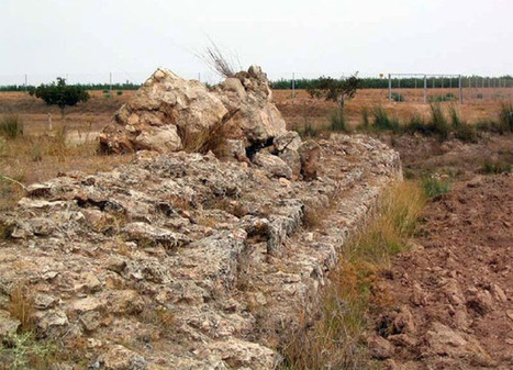 Restos del yacimiento de Fuente Caputa
