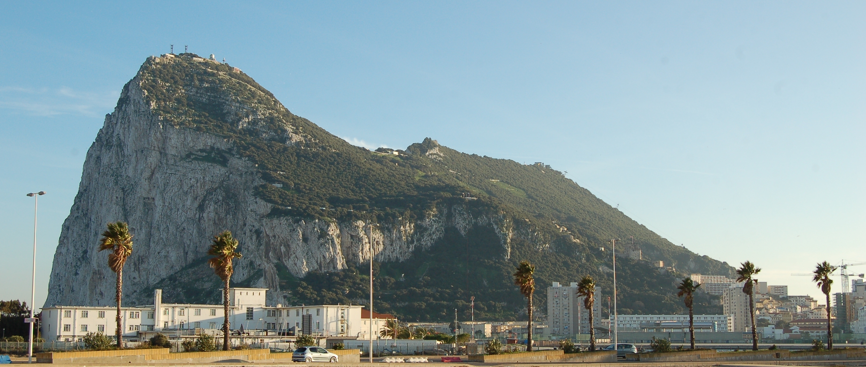 Sumergible de la empresa Odissey, Vista del peñón de Gibraltar