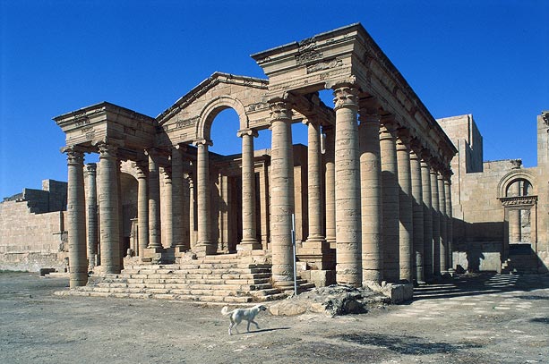 Restos de la ciudad de Hatra antes del ataque del Estado Islámico