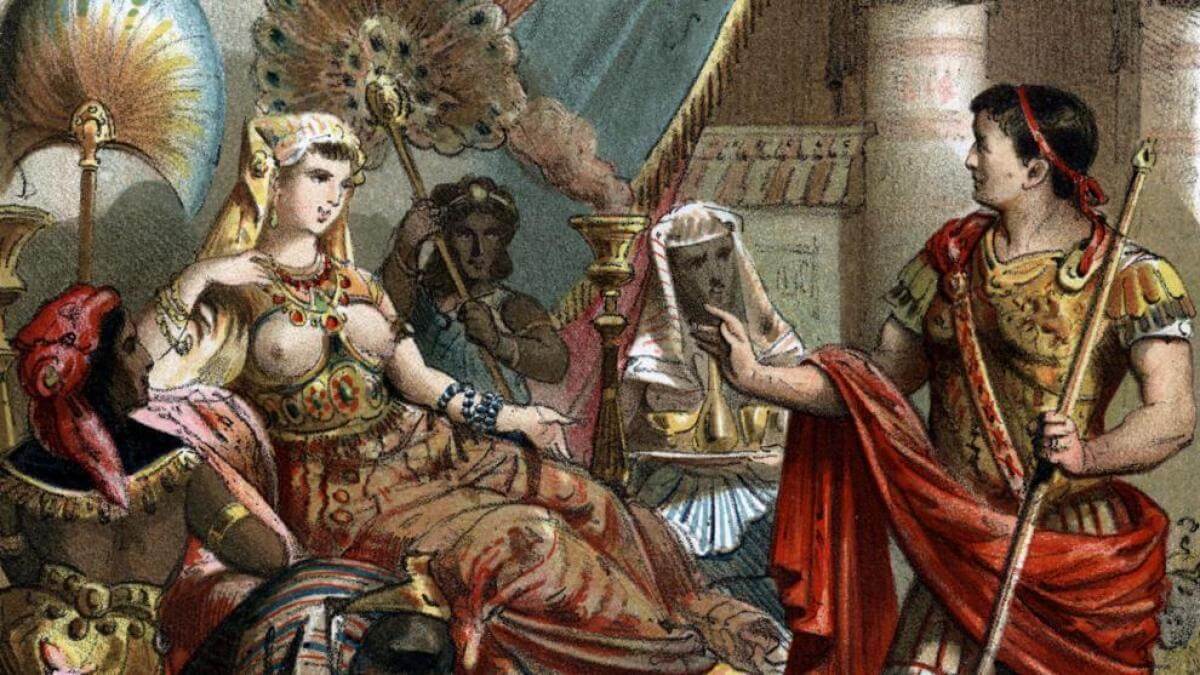 Encuentro de Marco Antonio y Cleopatra