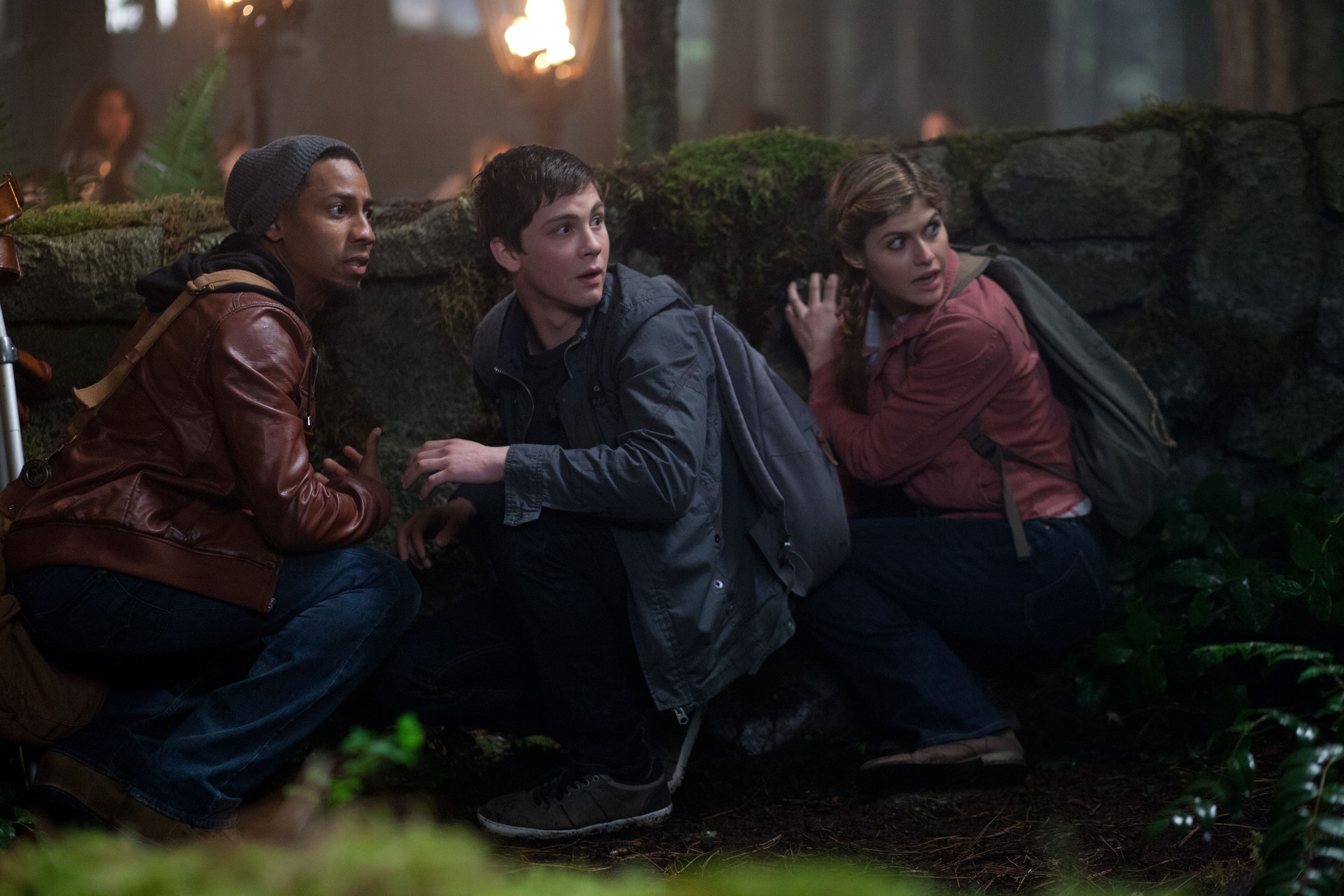 Cartel de la película, Percy Jackson y sus compañeros