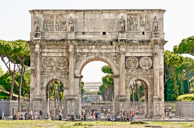 Arco de Constantino en Roma