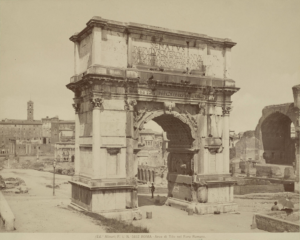 Arco de Tito. Imagen de la Universidad de Cornell
