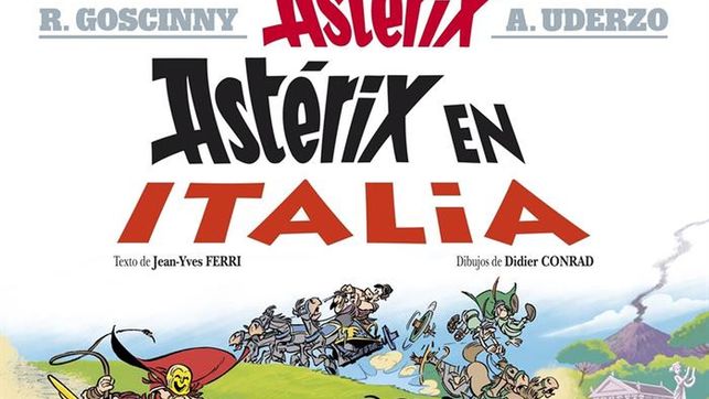 Asterix en Italia. Portada