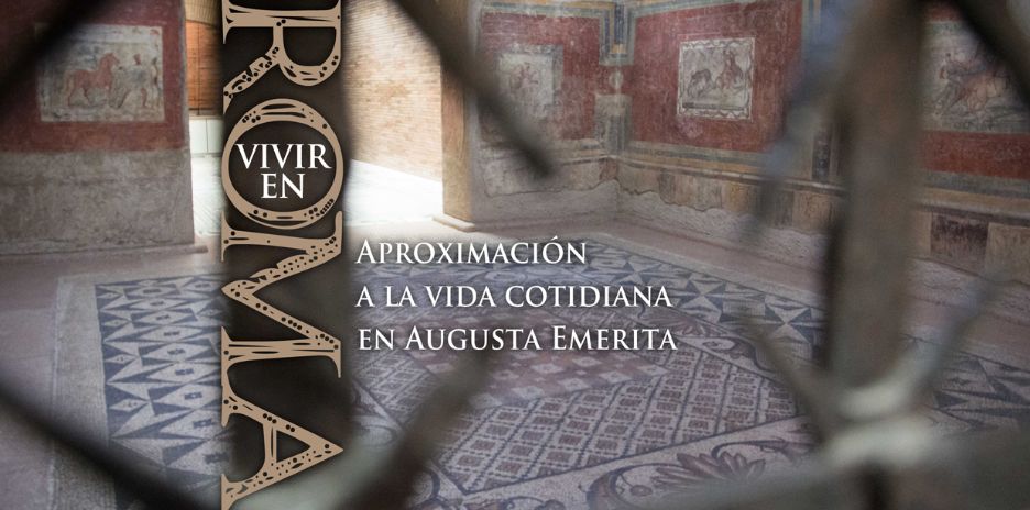 Cartel de Vivir en Roma, ciclo de conferencias en el MNAR