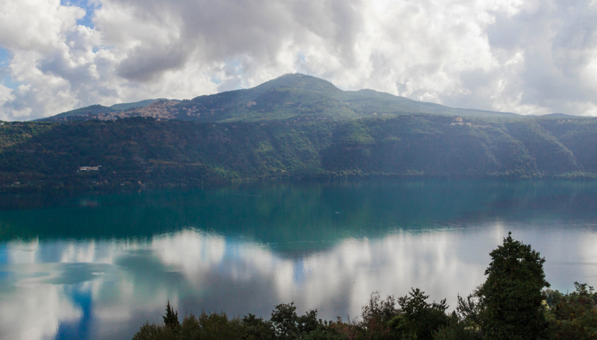 Volcán Albano, en Alba Longa, junto a Roma