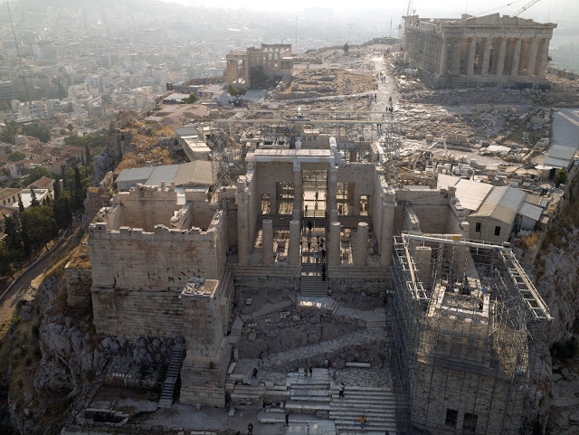 Acrópolis de Atenas en obras