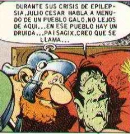 Busto César, César en Astérix en Helvecia