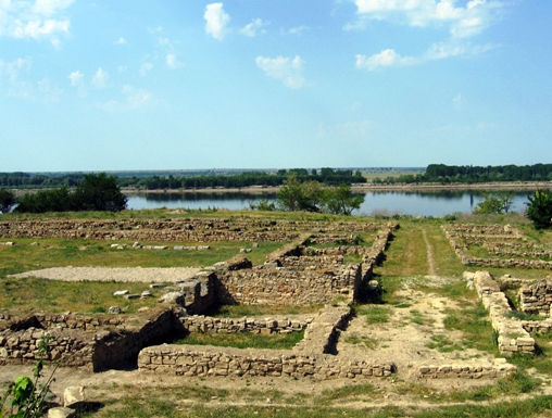 Plano antigua Moesia Inferior, Yacimiento de Novae en Bulgaria