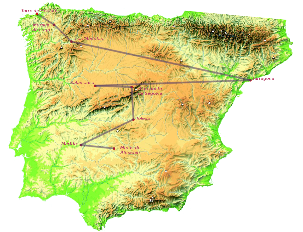 Recorrido por la Hispania de la UNESCO