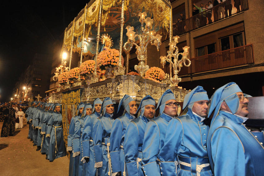 Paso Azul Semana Santa Lorca