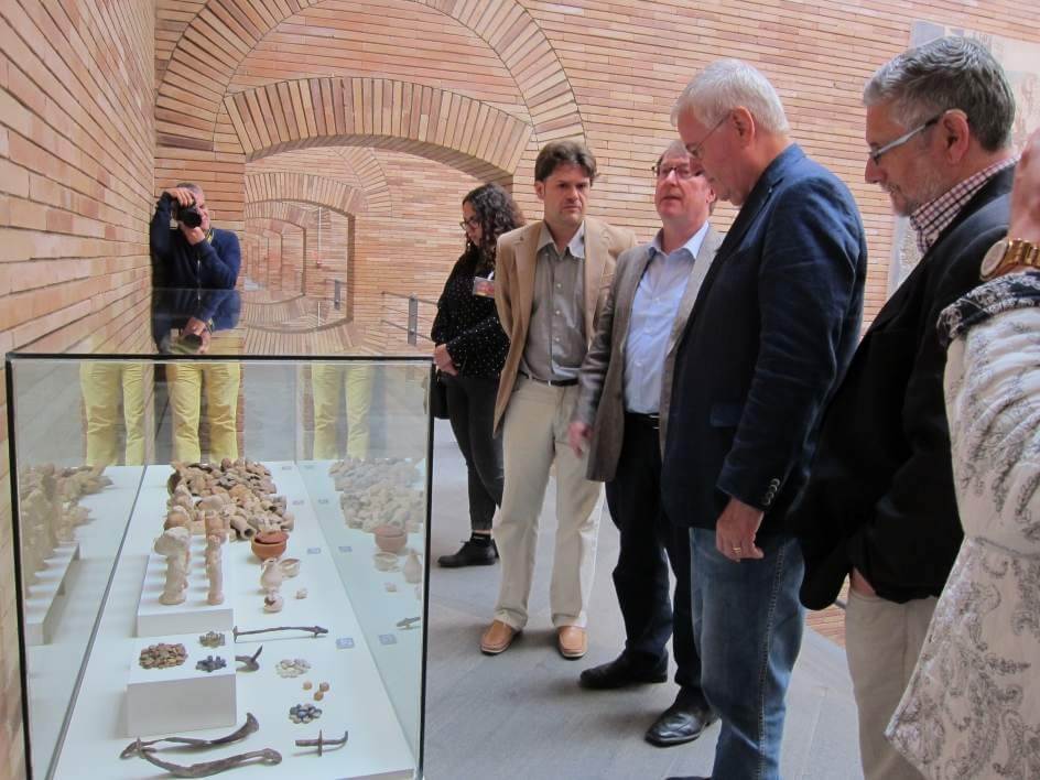 Parte de la exposición Juegos y Juguetes de Emérita Augusta 