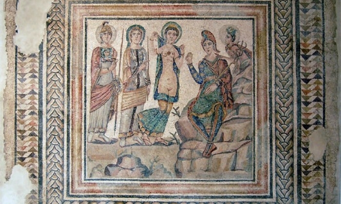 Mosaico de "El Juicio de Paris"