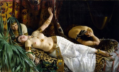Busto de Cleopatra, La muerte de Cleopatra